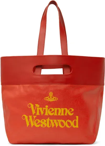 Vivienne Westwood Red Carrie Tote