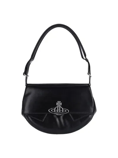 Vivienne Westwood "sadie" Crossbody Bag In Black  