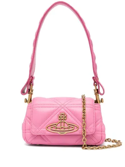 Vivienne Westwood Small Hazel Tote Bag In Pink