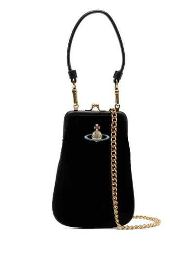 Vivienne Westwood Tessa Cross Body Bag In Black