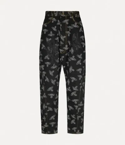 Vivienne Westwood Twisted Seam Jeans Cotton Black-orbs L Men