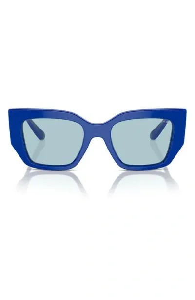 Vogue 51mm Irregular Sunglasses In Blue