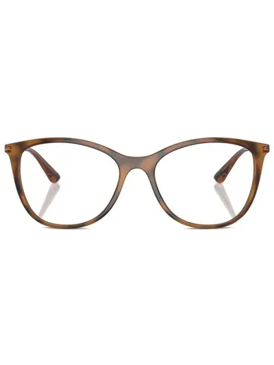 Vogue Eyewear Cat-eye Glasses In Braun