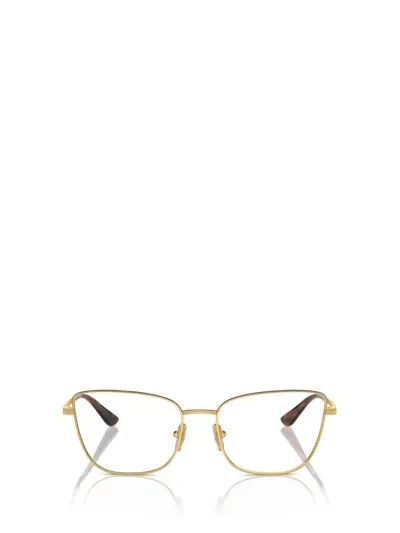 Vogue Eyewear Eyeglasses In Gold / Top Havana