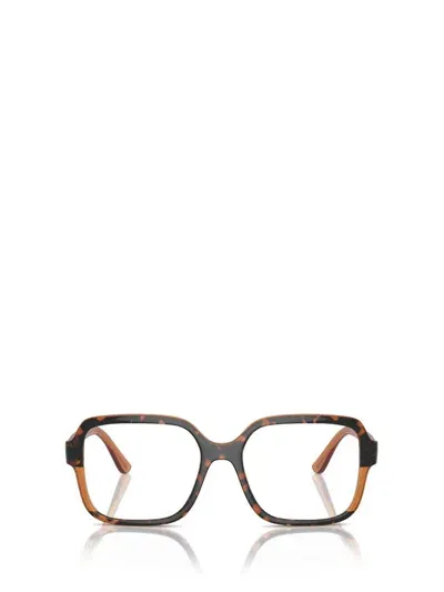 Vogue Eyewear Eyeglasses In Havana / Transparent Brown Glitter