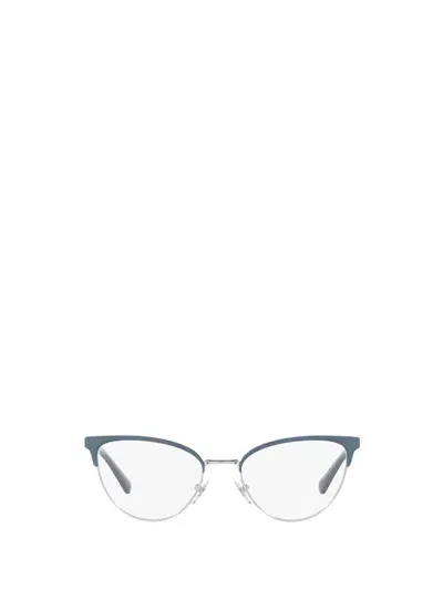 Vogue Eyewear Eyeglasses In Top Brushed Azure/silver