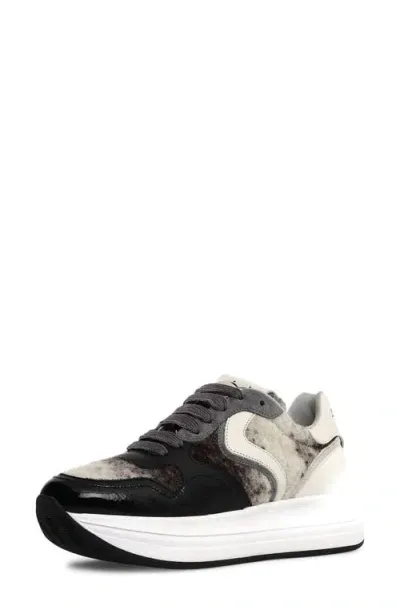 Voile Blanche Melany Platform Sneaker In Black