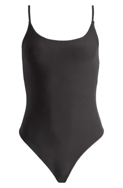 Volcom Simply Seamless One-piece Swimsuit In Black