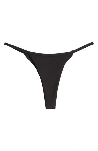 Volcom Simply Seamless Tiny Bikini Bottoms In Black