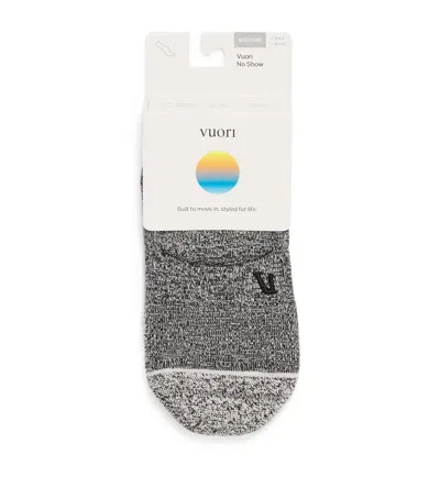 Vuori No Show Performance Socks In Grey