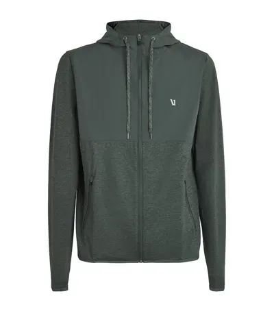 Vuori Sunday Element Zip-up Hoodie In Green