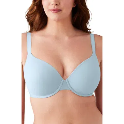 Wacoal Shape Revelation Shallow Top T-shirt Bra In Winter Sky