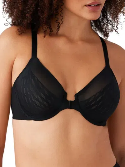 Wacoal Elevated Allure Front-close Bra In Black