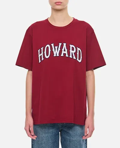 Wales Bonner Howard T-shirt In Red