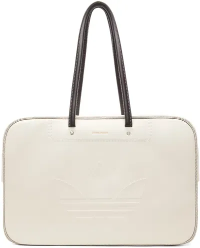 Wales Bonner Off-white Adidas Originals Edition Leather Bag In Chalk White