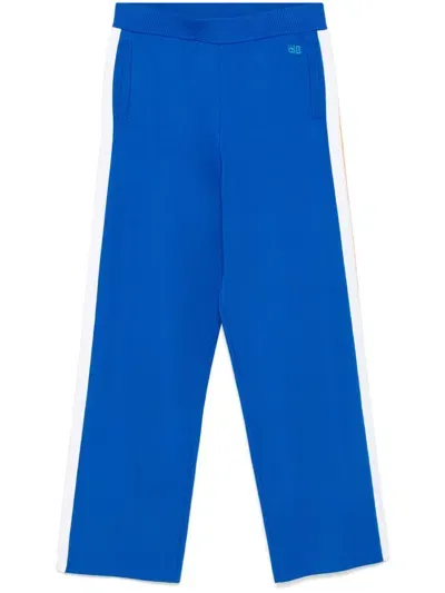 Wales Bonner Tide Track Pants In Blue