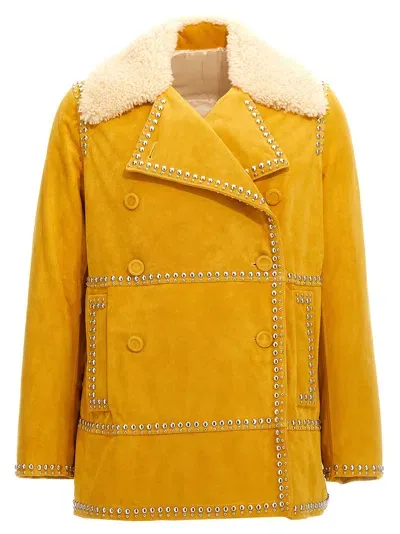 Wales Bonner Time Jacket In Yellow