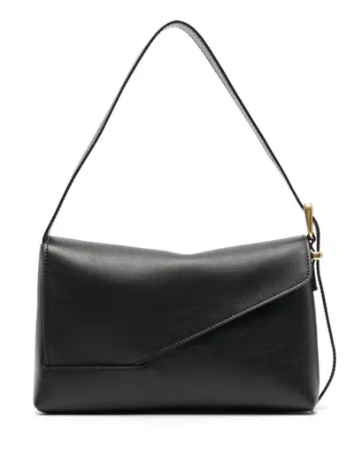 Wandler Oscar Leather Shoulder Bag In Schwarz