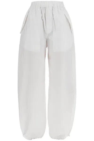 Wardrobe.nyc Parachute Poplin Pants In White