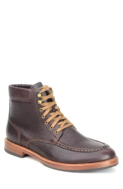 Warfield & Grand Roseberg Derby Boot In Dark Brown