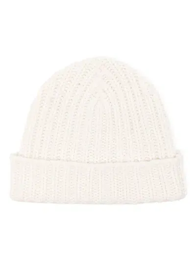 Warm-me Knitted Beanie In White