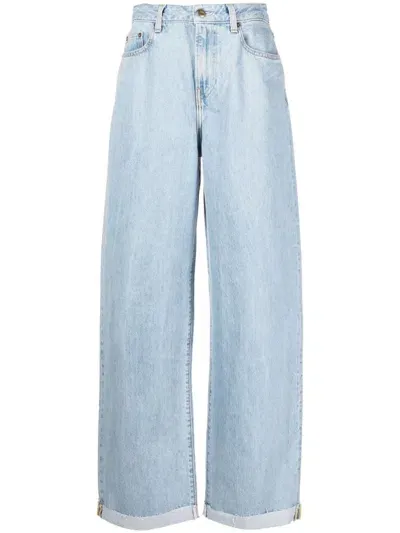 Washington Dee Cee High-waist Wide-leg Jeans In Blue