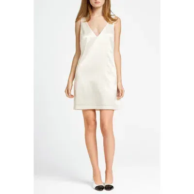 Wayf X Chérie Madeleine Brigitte Minidress In Cream