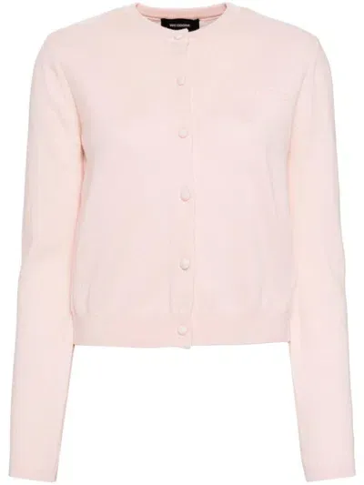 We11 Done Basic Fitted Cardigan In Pink