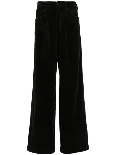 We11 Done Corduroy Pants In Black