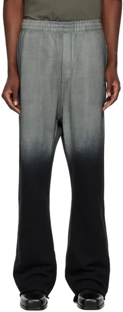 We11 Done Gray & Black Gradient Sweatpants