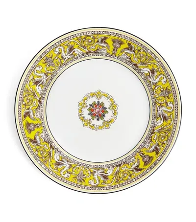 Wedgwood Florentine Citron Plate In Yellow