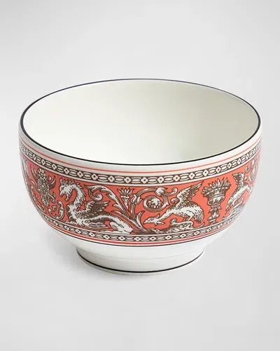 Wedgwood Florentine Salmon Rice Bowl In Orange