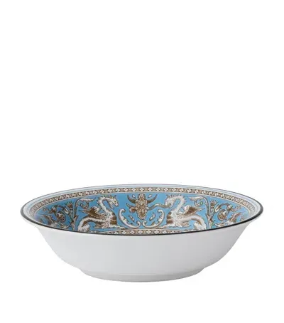 Wedgwood Florentine Turquoise Cereal Bowl In Blue