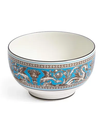 Wedgwood Florentine Turquoise Rice Bowl In Blue