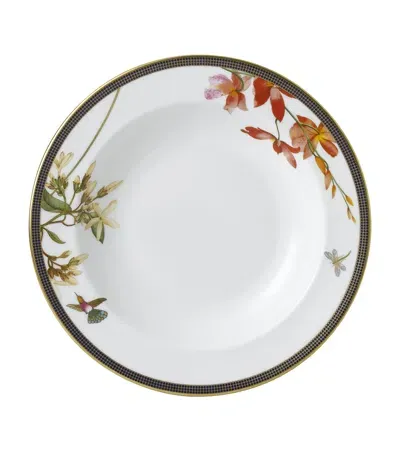 Wedgwood Hummingbird Soup Plate In Brown