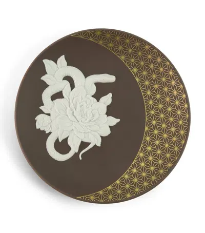 Wedgwood Snake Decorative Plate In Brown