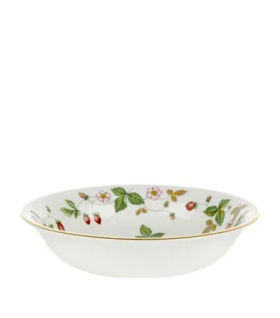 Wedgwood Wild Strawberry Cereal Bowl In White