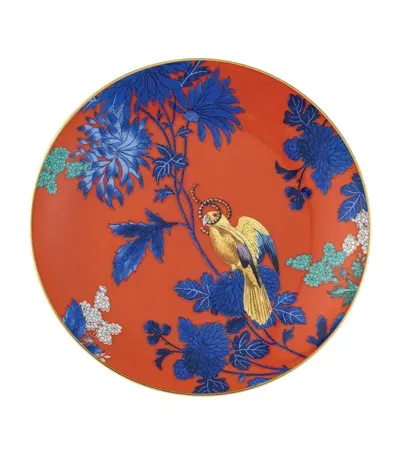 Wedgwood Wonderlust Golden Parrot Plate In Multi