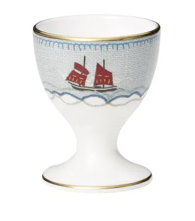 Wedgwood X Kit Kemp Sailor's Farewell Egg Cup In Blue