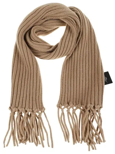 Weekend Max Mara Bimba Knitted-jersey Scarf In Camel