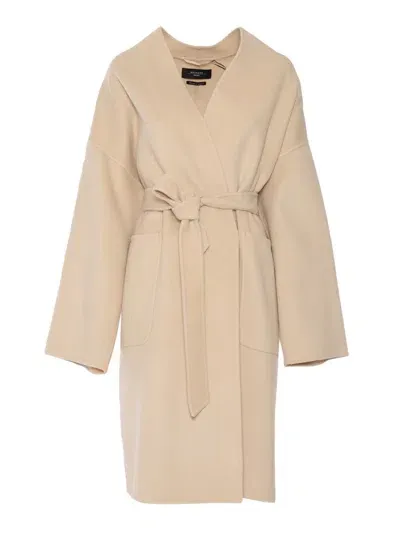 Weekend Max Mara Coat In Beige