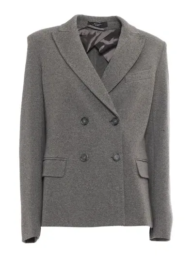 Weekend Max Mara Funghi Dark Grey Jersey Jacket