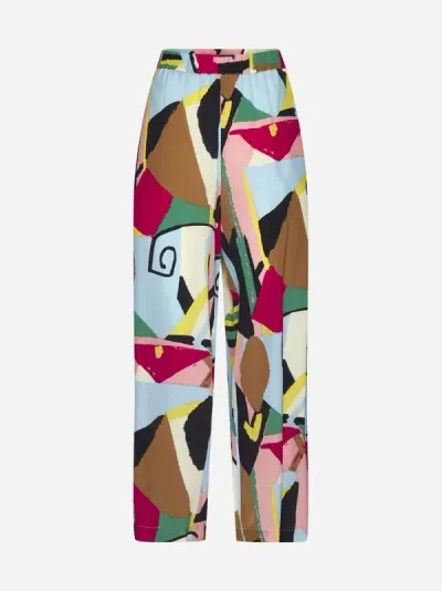 Weekend Max Mara Gradara Multicolored Trousers