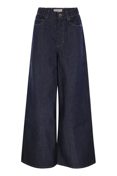 Weekend Max Mara Malia - 5-pocket Jeans In Pure Cotton Denim In Ink Blue