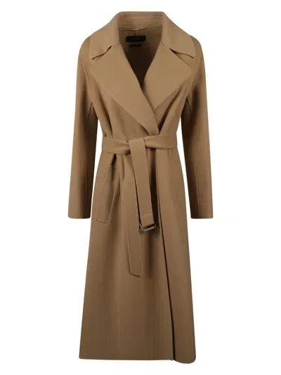 Weekend Max Mara Manu Cardi-coat In Beige