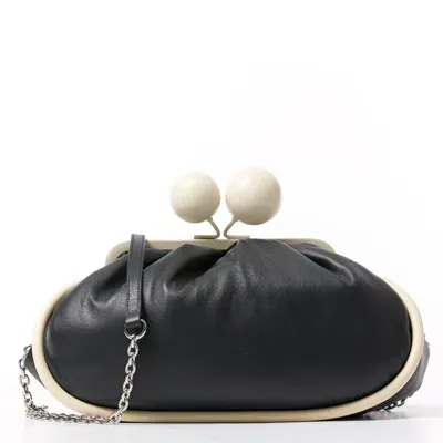 Weekend Max Mara Medium Pasticcino Bag In Black