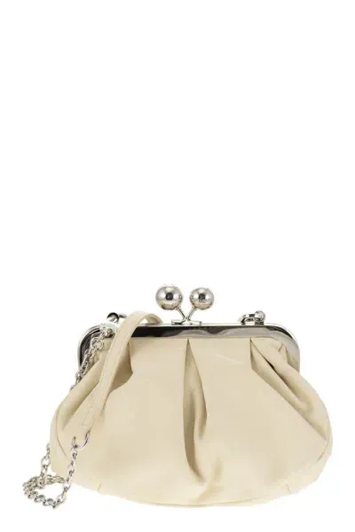 Weekend Max Mara Pasticcino - Leather Bag In Ivory