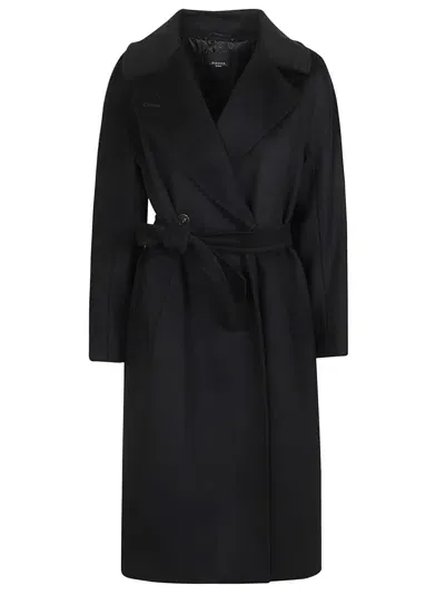 Weekend Max Mara Resina Coat In Black