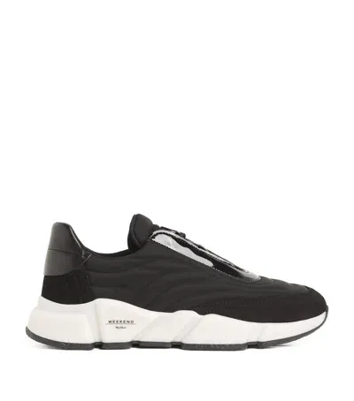 Weekend Max Mara Slip-on Sneakers In Black