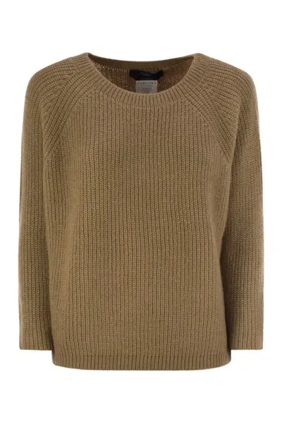 Weekend Max Mara Xeno - Mohair-blend Sweater In Brown